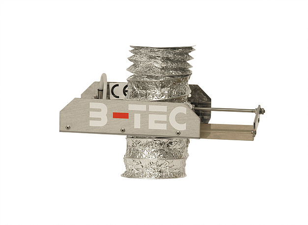 B-Tec Stoppventil ATEX for sprøytevasker ø-125mm