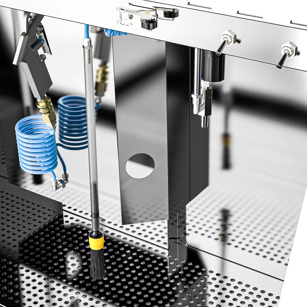 B-Tec M-1200-1 complete stainless steel - Bilde 3