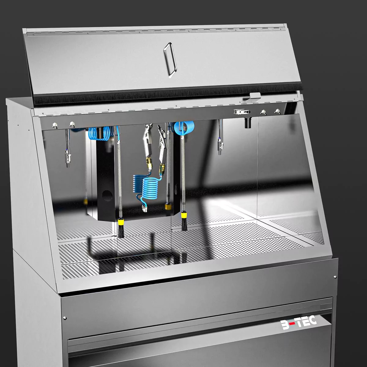 B-Tec M-1200-2 complete stainless steel - Bilde 9