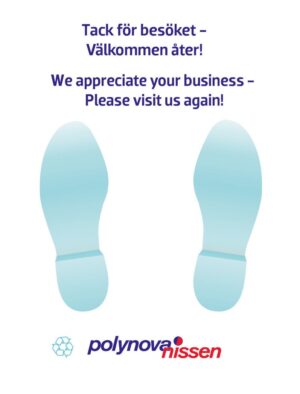 Gulvbeskyttelse rull Polynova 250 ark i papir på rull B=46cm