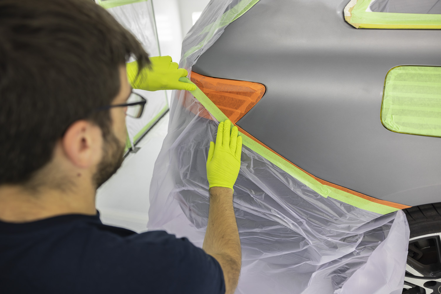 Finixa Masking tape 120° green 19 mm x 50 m - Bilde 2