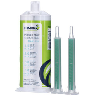 Finixa plast reparasjon "slow"  (3,5 min) svart - 50ml