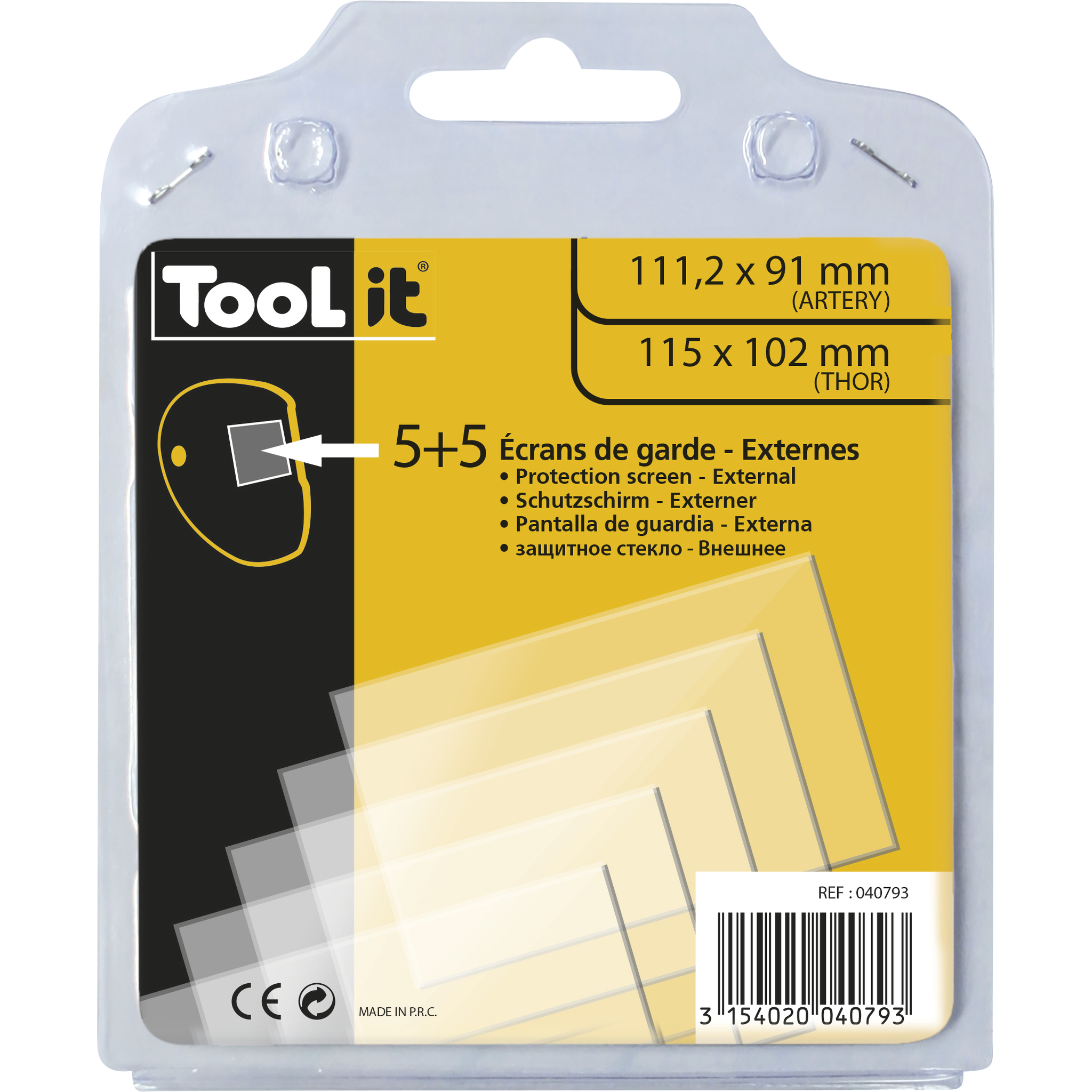 GYS 5 SCREENS (111.2x91) EXT. / EXPERT 9-13 G, HERMES 9-13 G