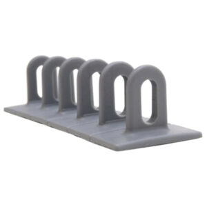 GYS SET OF 3 GREY FLAT PLASTIC MULTIPADS SIZE 6x50x156MM