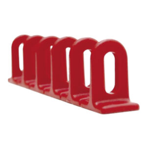 GYS SET OF 3 RED FLAT PLASTIC MULTIPADS SIZE 6x22x156MM
