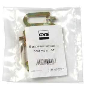 GYS SCREWABLE RING FOR ALU SCREWS M4 5-pk