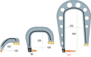 GYS SET OF 3 INSULATED G ARMS: G2+G3+G5