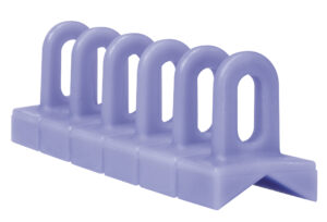 GYS SET OF 3 VIOLET PLASTIC ANGLE RING BARS 6x35x156mm KIT