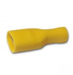 Kabelsko Gul Flatstifthylse Helisolert Pk100