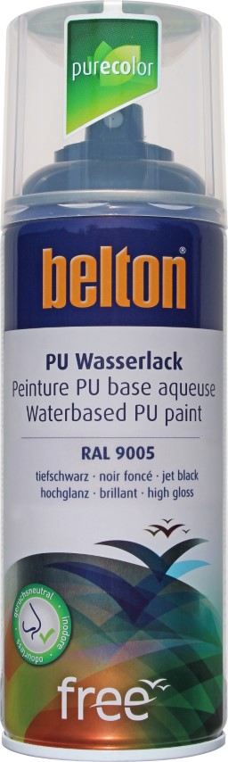 Belton Free RAL 9005 Svart Blank 400ml