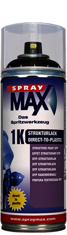 SprayMax 1K Strukturmaling DTP Grå 400 ml