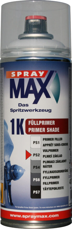 Spraymax 1K Primer Filler S2 Lys grå 400 ml