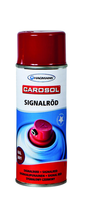 Hagmans Signalrød RAL 3001 400 ml