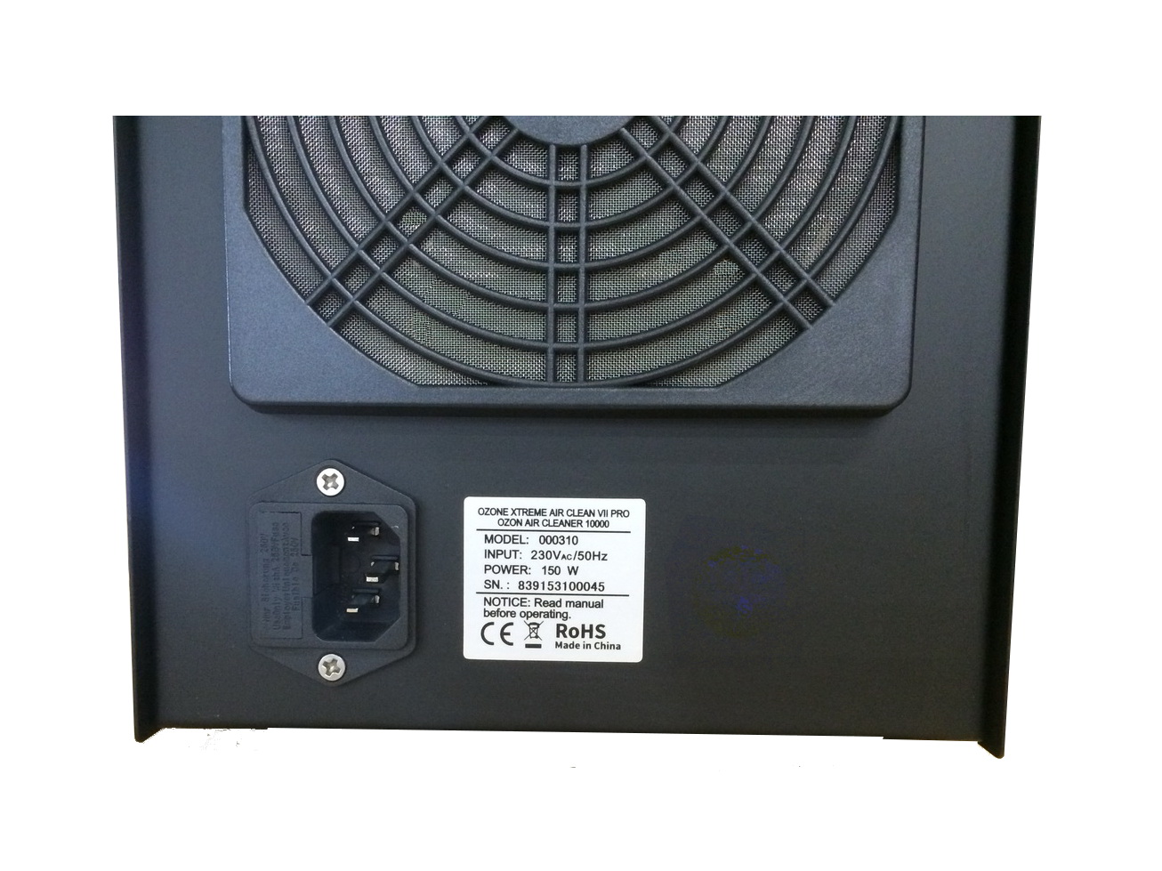 Ozone Air Cleaner 5000-10000 - Bilde 2