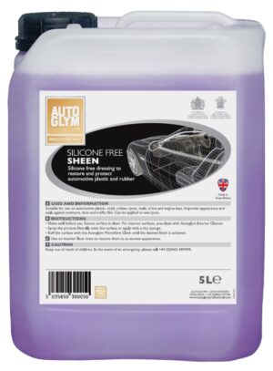 Autoglym Silicone free Sheen Gummifornyer Dekkglans 5L