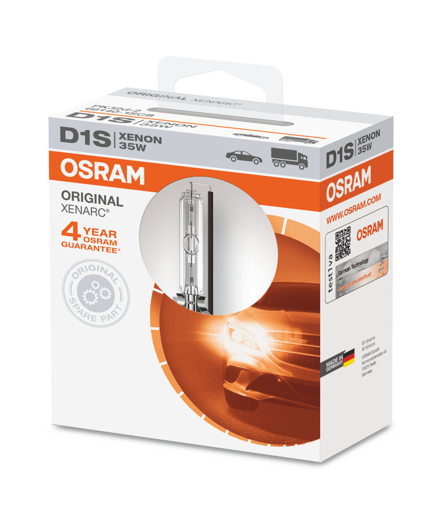 Osram Xenonlampe, D1S 35W, PK32d-2 - Bilde 2