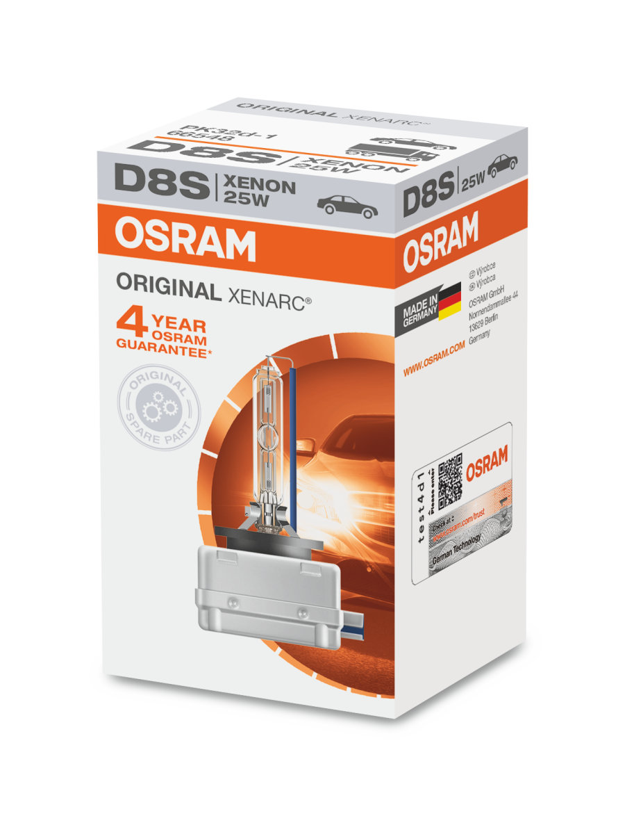 Osram Xenonlampe, D8S 25W, PK32d-1 - Bilde 2
