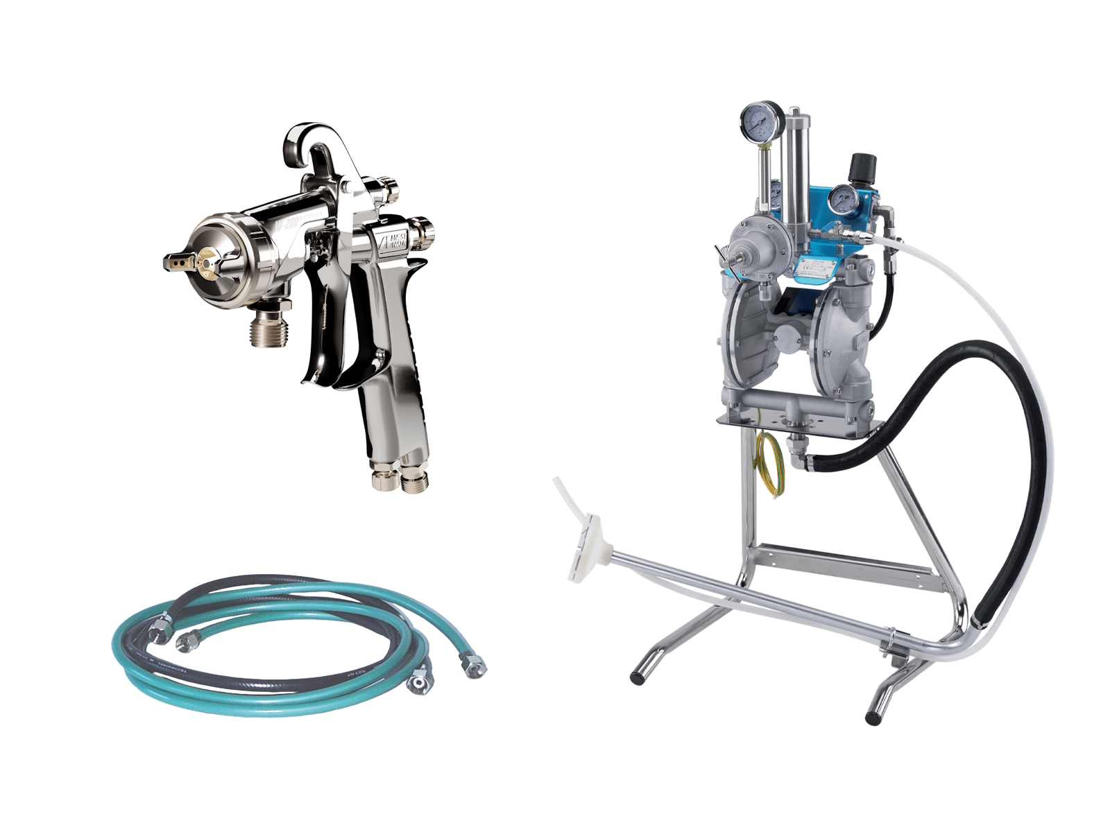 Iwata Low Pressure KitLP1N 1,2mm/15m slange Stainless Steel