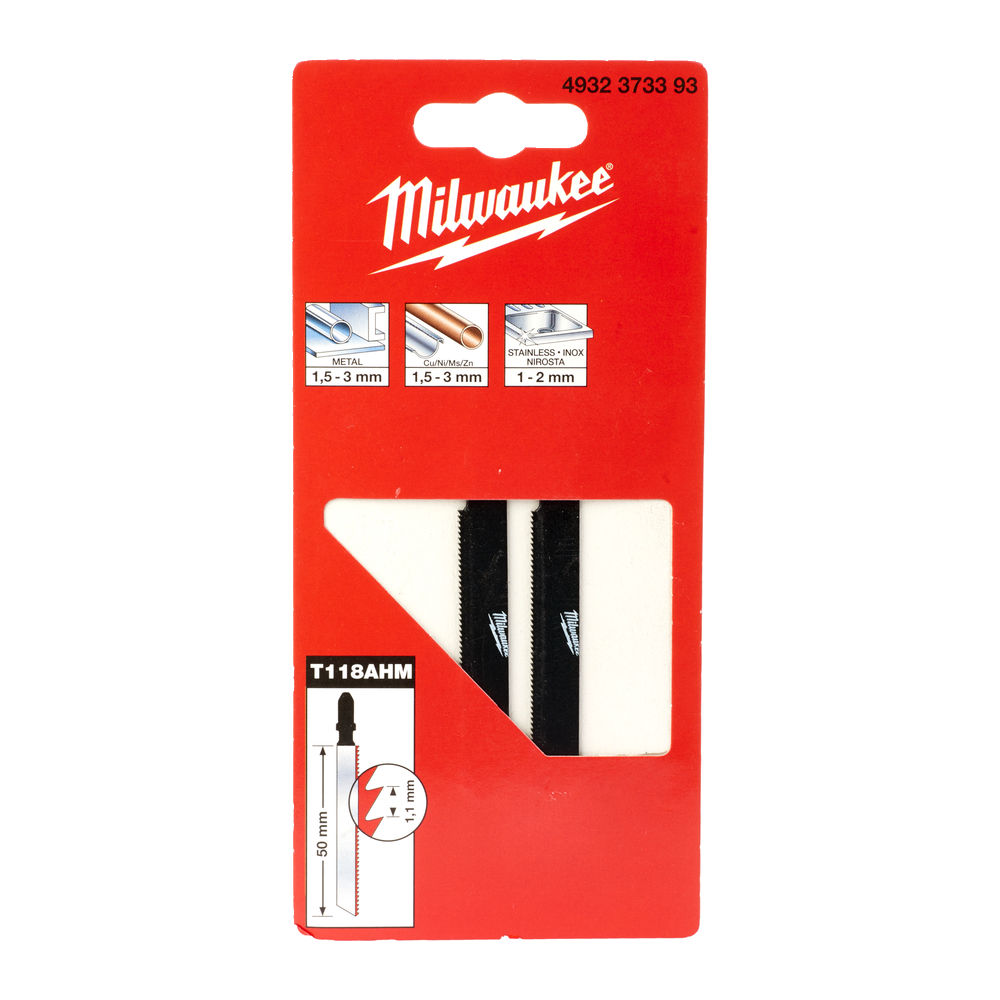 Milwaukee Stikksagblad T118Ahm50/1,1Mm 2P - Bilde 2