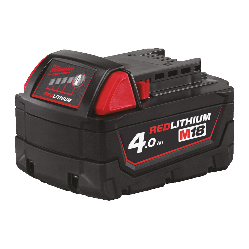 Milwaukee M18 B4 18 V. 4,0 Ah Red Lithium Ion Batteri