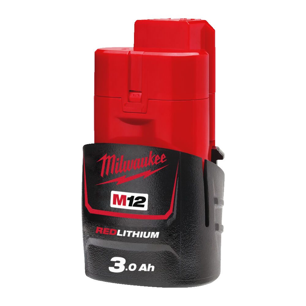 Milwaukee M12 B3 12 V. 3,0 Ah Red Lithium Ion Batteri