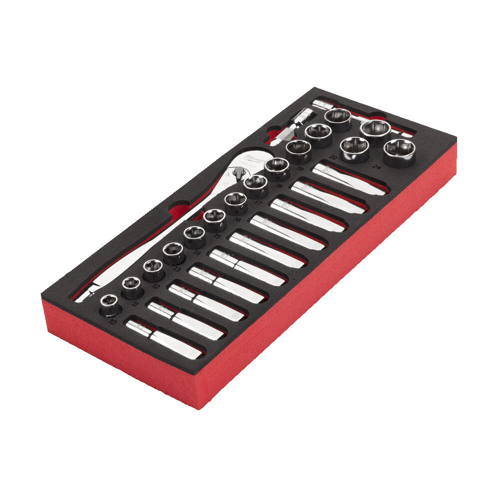 Milwaukee Pipesett 1/2'' Skum 28-deler - Bilde 2