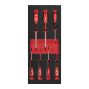 Milwaukee Skrutrekkersett Skum T7-T25 7-deler