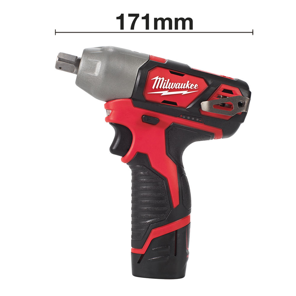 Milwaukee M12 BIW12 1/2" Kompakt Muttertrekker - Bilde 2