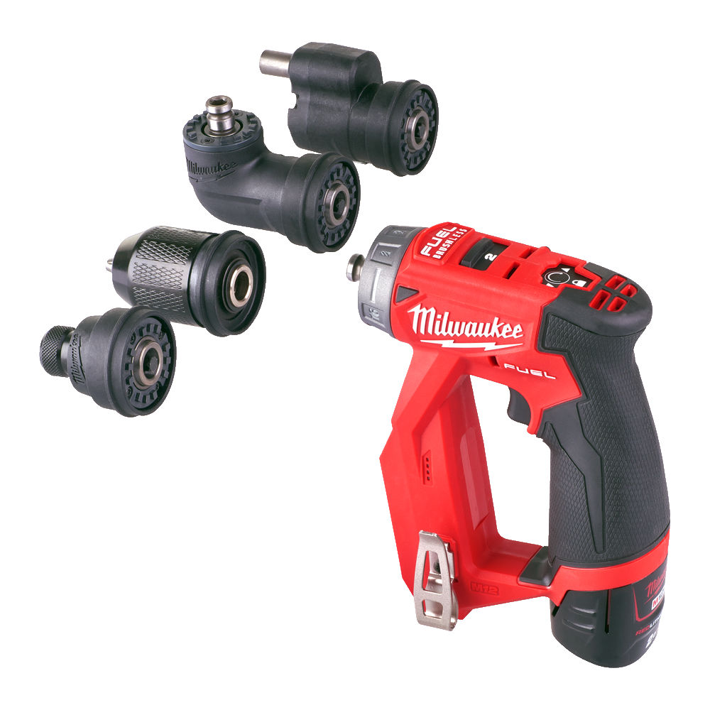 Milwaukee M12 FDDXKIT Bor/Skrutrekker Utbyttbar chuck