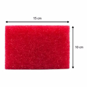 Monocoat Pad Red 100x150mm scrubby