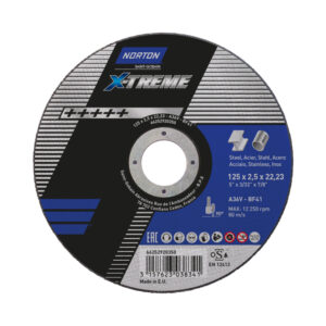 Norton Kappeskive X-treme Life Nor A36v 125x2,5x22,23 T41