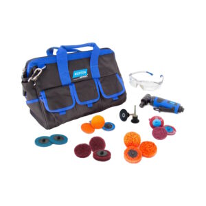 Norton minirettsliper med tilbehør + bag