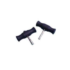 Cheese Wire Handles - Black (Pair)