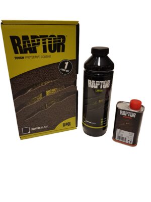 Raptor Bedliner 2K kit Svart