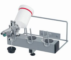 Sata clean wet holding tray for 3 spray guns