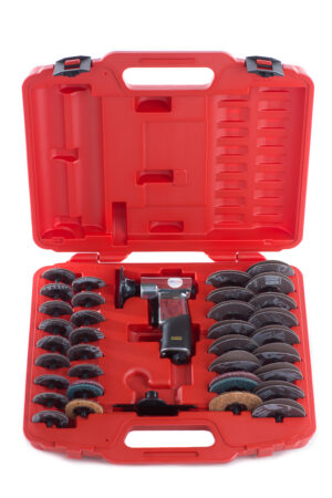 Acuro Mini sliper sett 70 deler for 2" & 3" disker i koffert