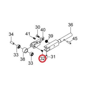Acuro skrue (M2x5) til SM-6W-6100/6102 del 32