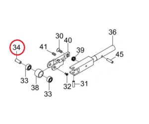 Acuro Idle pulley shaft