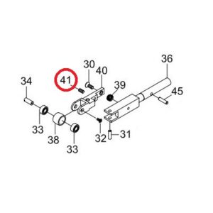 Acuro skrue (M3x6) til SM-6w-6100/6102 del 41
