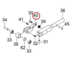 Acuro Holder for nesehjul 6W-6102