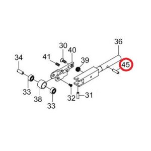 Acuro låsepinn til SM-6W-6100/6102 del nr. 45