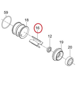 Acuro 6T-6200 Rotor Blade sett a 4 stk