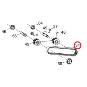 Acuro Belte til LS-6902, MBX sliper