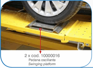 Spanesi touch wheels  sleideplate (1stk)