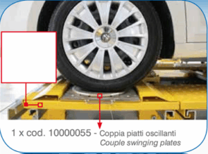 Spanesi touch wheels  rotasjonsplater (sett m/2stk)