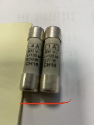 Spanesi sikring CH10 GL 4A 10,3x38 (Glassikring)