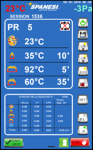 Spanesi kontrollpanel evo ts OBS!  KUN DISPLAY