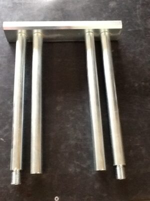 Spanesi boltbrakett for slide til rød labb