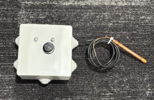 Spanesi sikkerhets termostat for brenner i kabin