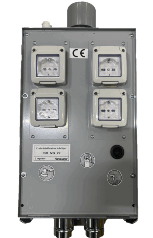 Spanesi veggmontert kontrollboks Archimede 16 amp SHUKO